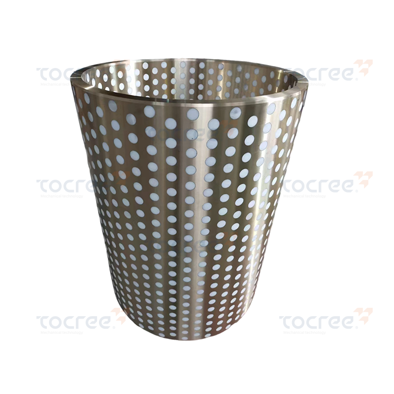 Boccola in ottone autolubrificante incorporata in PTFE